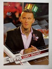Corey Graves RC: 2017 Topps WWE Gold Rookie Parallel Card #14