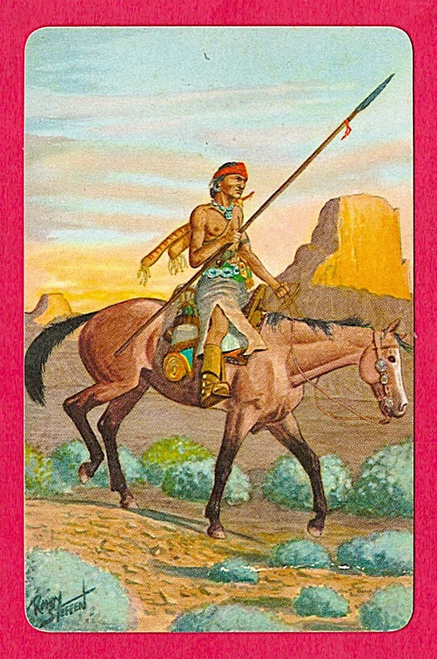 Quaker Oats 1956 - F279-8 - Pack-o-Ten Braves of INDIAN NATIONS - ¡Sin pliegues! Foto 3 de 4