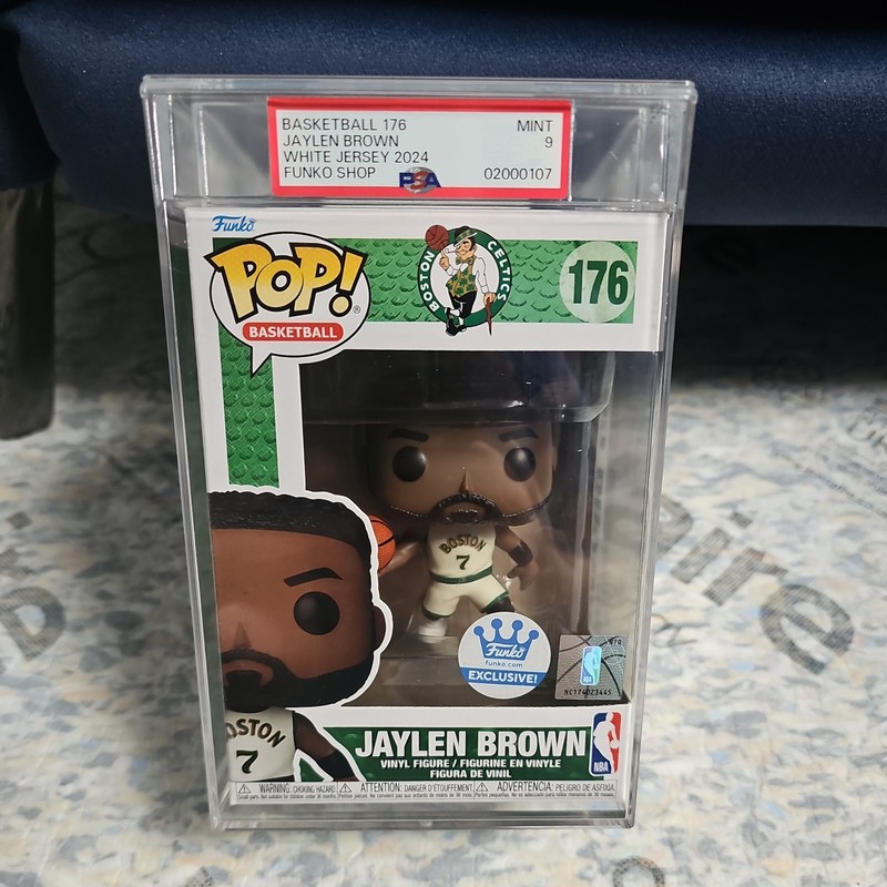graded Funko Pop! Jaylen Brown - Funko (Exclusive) PSA 9 Mint