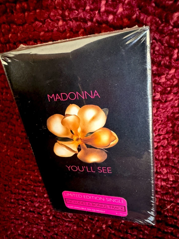 MADONNA YOU'LL SEE CASSETTE TAPE SEALED SINGLE PROMO HYPE STICKER TAKE A BOW LP - Image 3 of 4