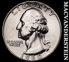 1960 Washington Quarter- Silver- Choice Gem Brilliant Uncirculated Luster #J5391