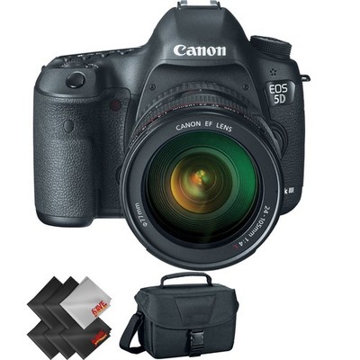 Canon EOS 5D Mark III DSLR Camera +24-105mm Lens + 1 Year Warranty