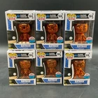 OPEN CASE OF 6 FUNKO POP DC NYCC 2018 EXCLUSIVE ORANGE CHOME BATMAN #144 LE