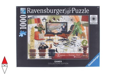 RAVENSBURGER THEMENPUZZLE INNENRAUM EAMES DESIGN CLASSICS 1000 TEILE