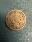 1914 D  U.S. BARBER 90% SILVER DIME 10C Tough Date