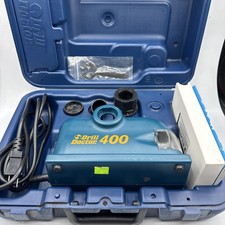 Afilador de brocas eléctrico Drill Doctor 400 Journeyman con estuche probado funcionando