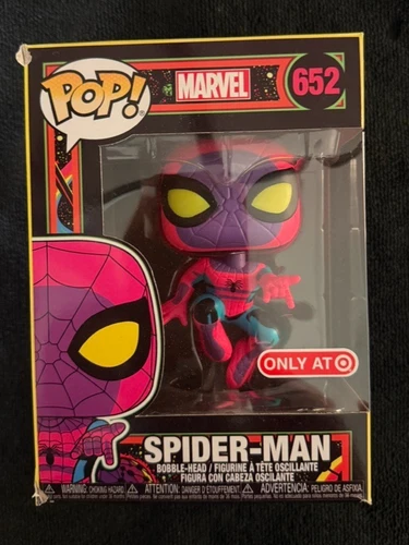 Funko POP! Marvel Spider-Man #652 Blacklight