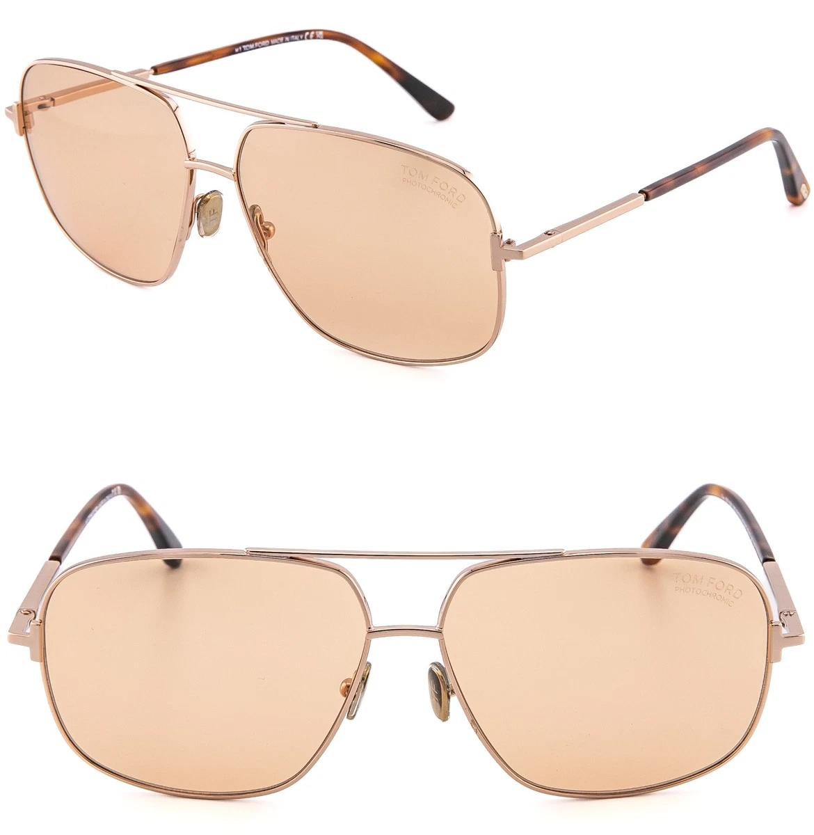 Tom Ford Gold Aviator Sunglasses for Men for sale | eBay