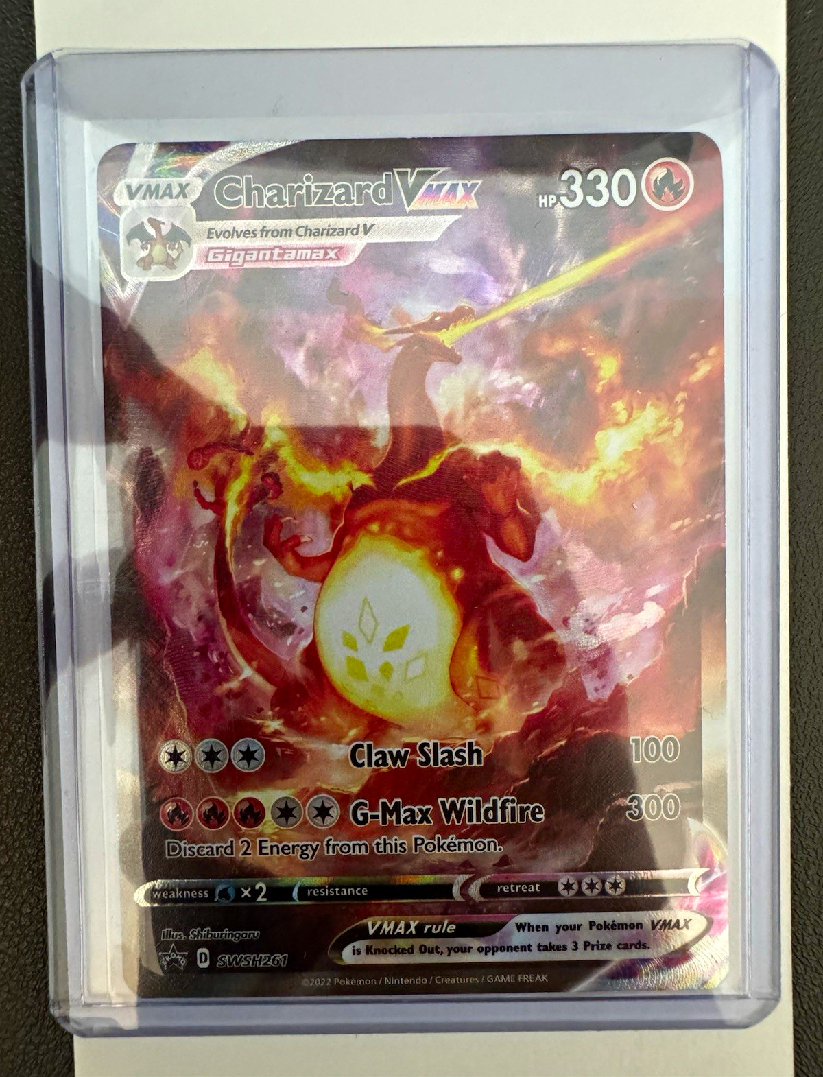 Charizard VMAX SWSH261 Sword & Shield Promo Holo VMAX 330 HP EN 2022