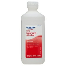 Equate 91 Isopropyl Alcohol Liquid Antiseptic, 16 fl oz