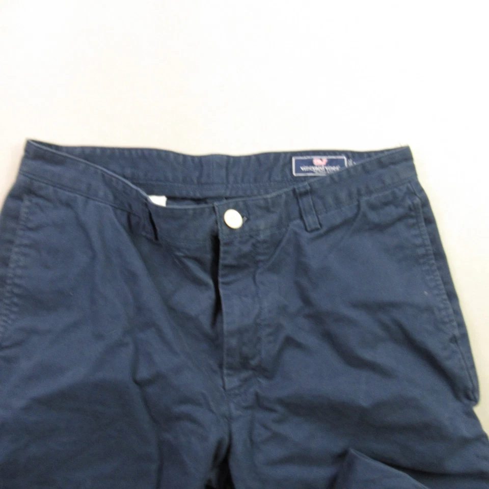 Pantalones Vineyard Vines Para Hombre 34X34 Bolsillos Chinos Calce Recto Estándar Azul Marino Foto 2 de 4