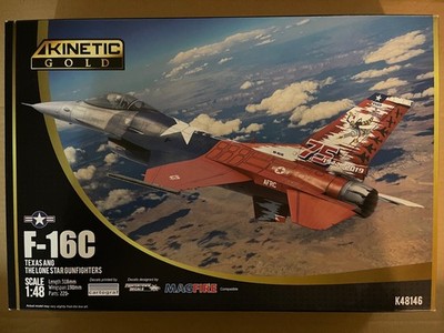 Kinetic GOLD K 48146 1:48 F-16C Texas ANG The Lone Star Gunfighters