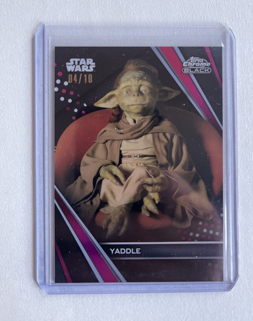 2024 Star Wars Topps Chrome Black- YADDLE #68 [04/10]