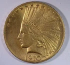 1910 $10 Gold Indian Head Eagle – Pre-1933 U.S.