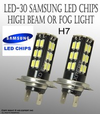 ICBEAMER H7 12V 30W Xenon Super White Headlight/ Fog Halogen Bulbs D357
