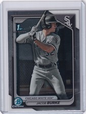 2024 Bowman Baseball #BCP-116 Jacob Burke - Chicago White Sox