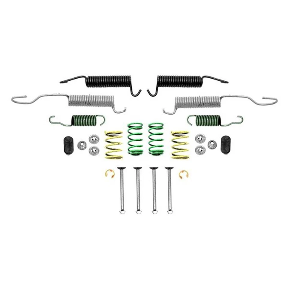Rear Brake Drums Brake Shoes Hardware Spring Kit Fits 1966 GMC 1000 - Image 4 of 4