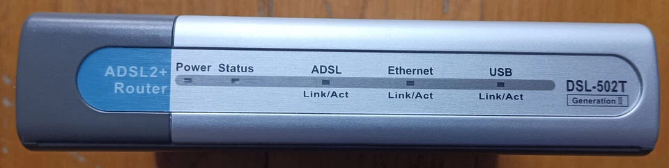 D-Link DSL-502T ADSL2+ Modem Router - image 2 of 4