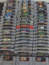 Super Nintendo SNES Games – Pick Your Game – Authentic OEM – Tested Works