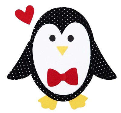 Sizzix Bigz Penguin #2 die #663406 Retail $19.99 SWEET, Cuts Fabric!!!