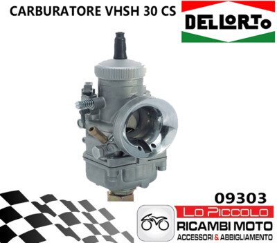 Carburateur Dell'Orto VHSH 30 CS 2T - Universel Pour Kart, Vespa, Lambretta - Réf. 09303