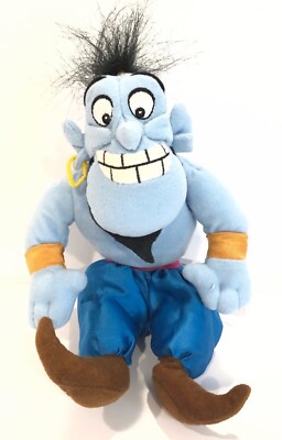 Disney Store Aladdin Genie Bean Bag Plush 8'' Stuffed Animal Toy