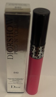 CHRISTIAN DIOR PUMP 'N' VOLUME SQUEEZABLE MASCARA - #840 PINK PUMP 0.21OZ NIB