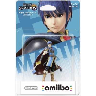 Marth Amiibo Super Smash Bros Nintendo Brand New Factory Sealed!