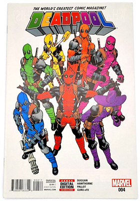 DEADPOOL #004 (2015)  / NM / MULTI-COLORED DEADPOOL