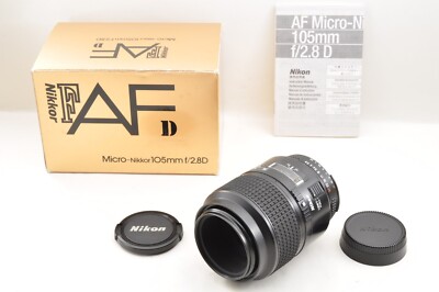 Nikon AF Micro NIKKOR 105mm f/2.8 D Macro Lens w/Box Near