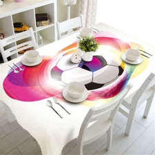 Cool New Feature 3D Tablecloth Table cover Cloth Rectangle Wedding Party Banquet