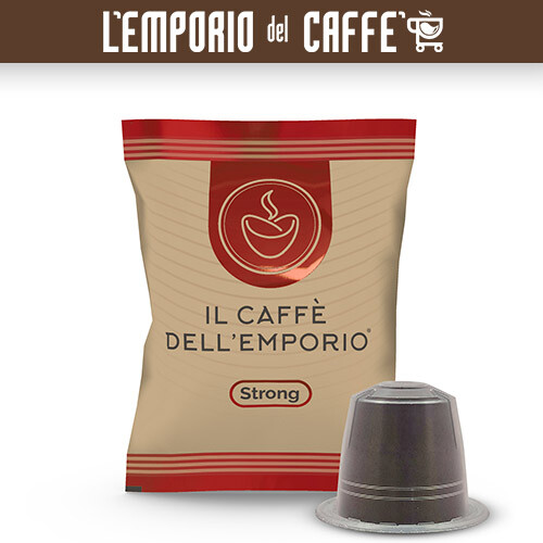 200 Capsule Il Caffè Dell' Emporio Compatibili Nespresso Strong Red Rossa - Photo 1/3