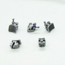 10Set Dental Orthodontic Self Ligating Brackets MIM Monoblock Roth 022 Hooks 345