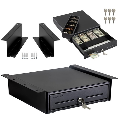 Buy Cash Register Drawer With Under Counter Mounting Bracket - 13 Black