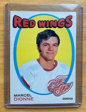 1971 - 1972 O-PEE-CHEE Marcel Dionne Detroit Red Wings #133 Hockey Card Beauty!!