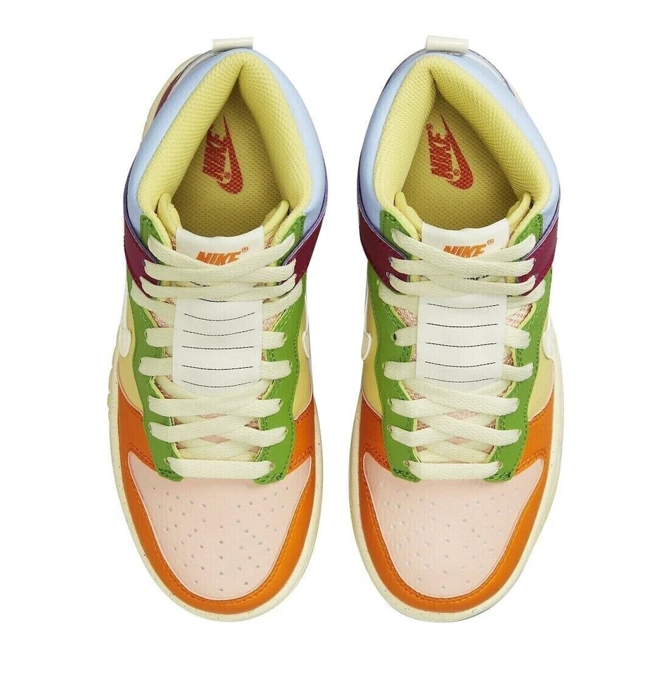 Tenis Nike Dunk High Next Nature para niños talla 3,5 años DZ5638-500 Foto 3 de 4