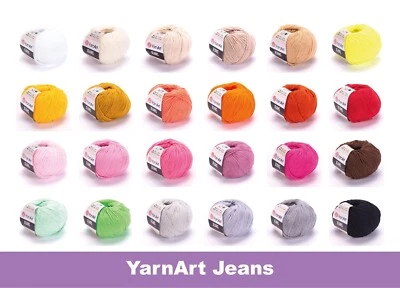 YarnArt Jeans Cotton / Acrylic Mix Knitting Wool / Yarn 50g
