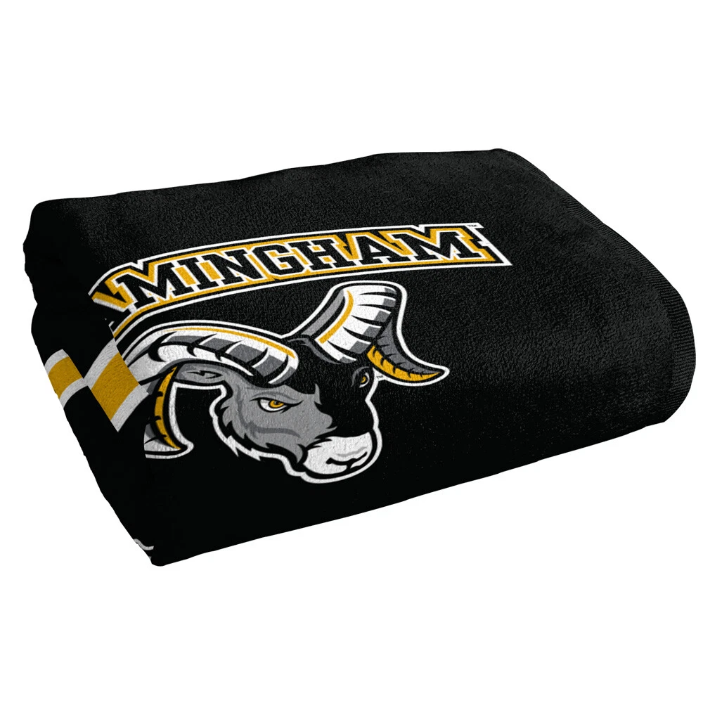 Framingham State University Beach Towel/Bath Towel, 30"x60" Stripes