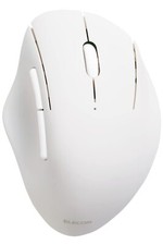 ELECOM Bluetooth Mouse Ergonomic Shape  Silen...