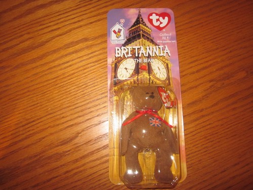 1999 TY MCDONALDS BEANIE BABY BEAR SET OF 4 MAPLE ERIN GLORY BRITANNIA BRAND NEW - Picture 8 of 9