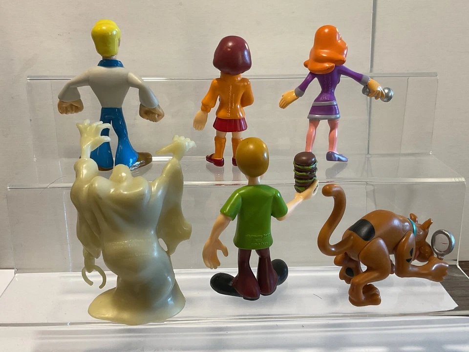 Scooby Doo Haunted Mansion 6 x Figur Cartoon Set: Shaggy,Fred,Velma,Daphne,Geist - Bild 2 von 4