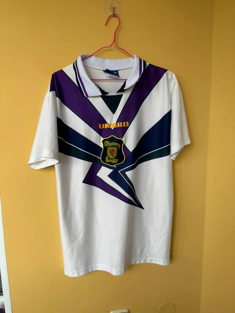 scotland 1996 away retro football shirt