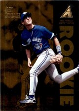 1995 Pinnacle Zenith Alex Gonzalez . Toronto Blue Jays #148