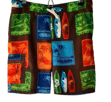 Boys Swim Surf Swim Trunks Board Shorts Stamps Surf Boards Gymboree Beach