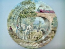Wedgwood 'Over the Canal' Collectors Plate - John Chapman -  Country Connections
