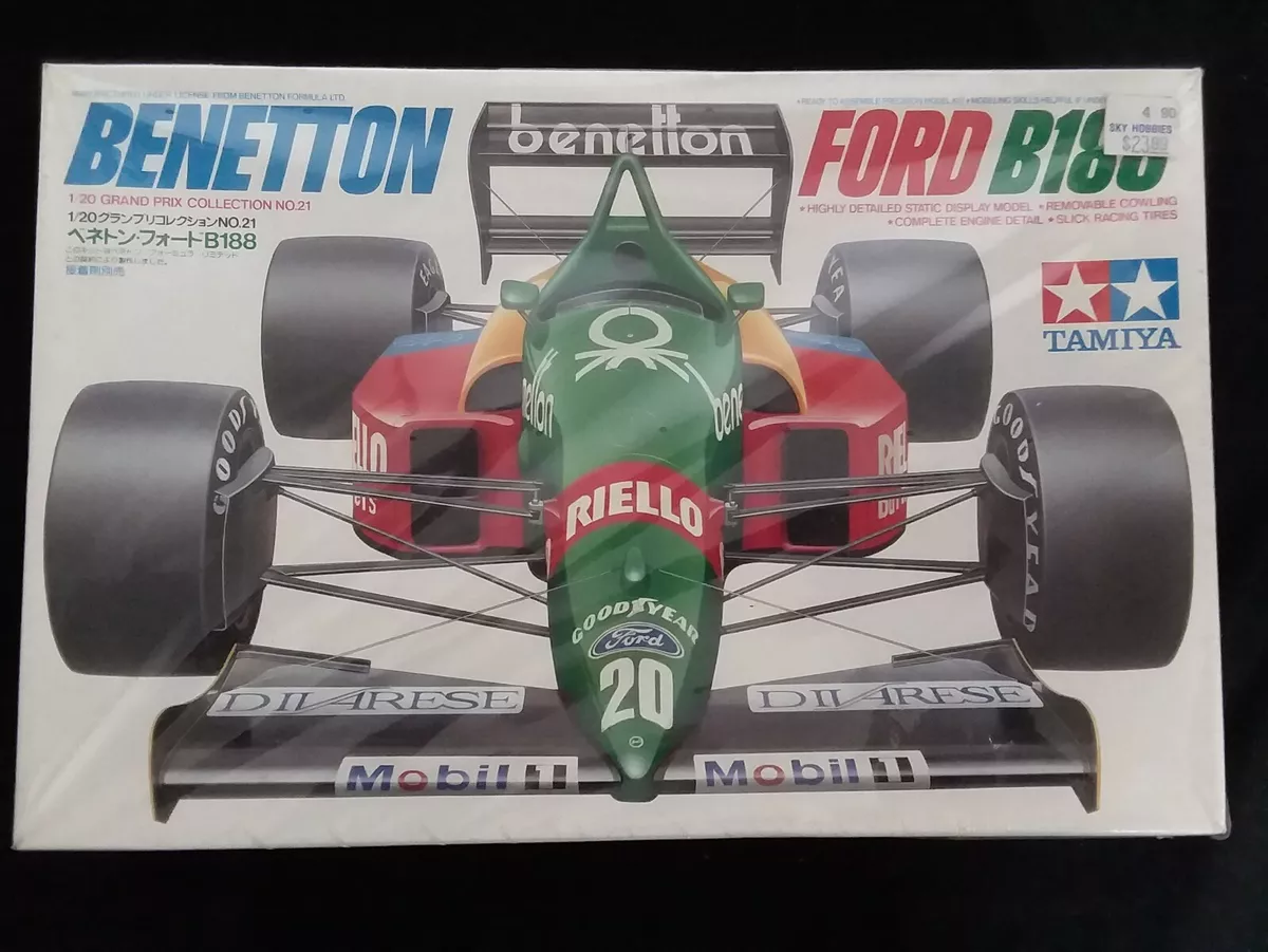 TAMIYA 1:20 SCALE MODEL KIT BENETTON FORD B188 FACTORY SEALED NEW MIB rare