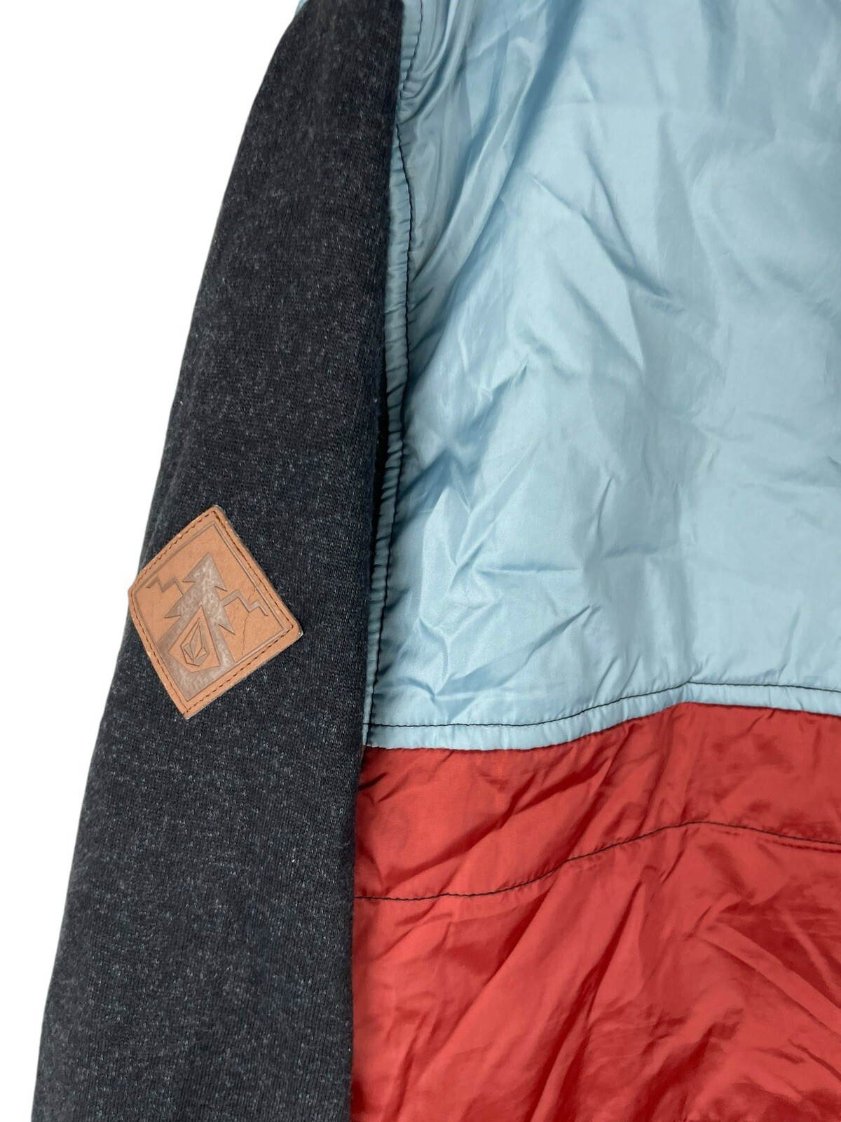 Volcom Jacket Windbreaker Men Large Colorblock Qu… - image 4