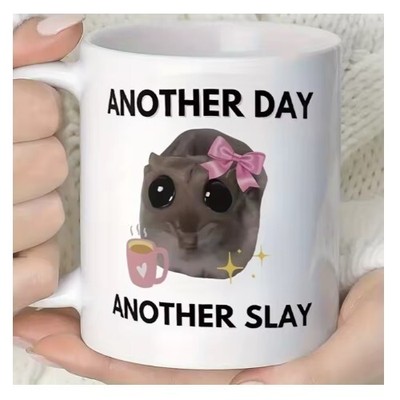another day another slay mug funny animal cup 11oz creamic coffee mug