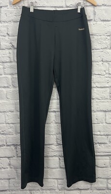 REEBOK WOMEN S DARK GRAY YOGA PANTS SIZE M
