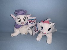 Disney Beanie 'Rescuers Bianca'  'Aristocats Marie' - Lot of 2 - New with Tags